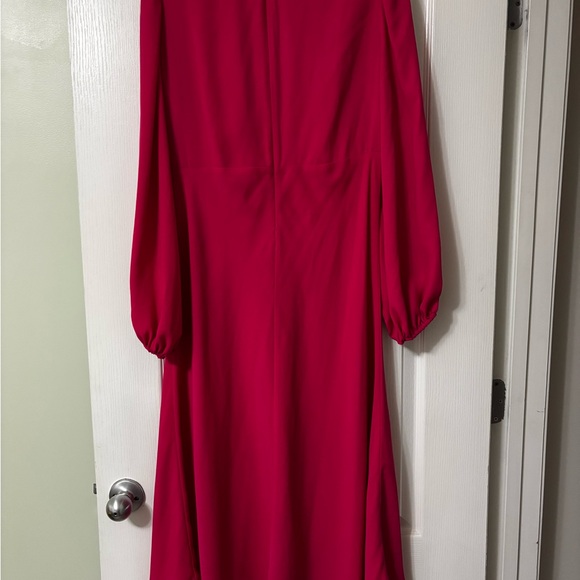 CAbi Drlight Dress. Vibrant Pink Long Sleeve Dress - Picture 5 of 5